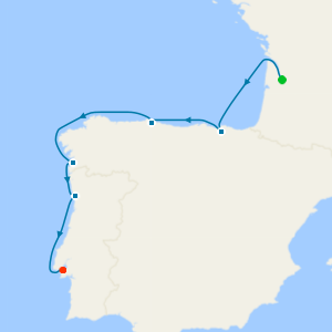 Northern Spain & Portugal from Bordeaux