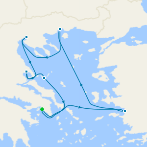 Northern Greece from Athens