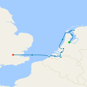 Tulip Season in Holland & Belgium from Amsterdam