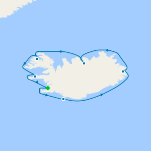 Around Iceland from Reykjavik