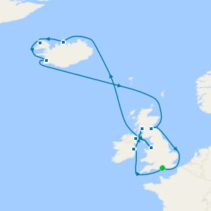Eclipse in the Land of Ice and Fire cruise from Portsmouth