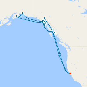 Ultimate Alaska Solstice with Glacier Bay National Park from San Francisco with Stay