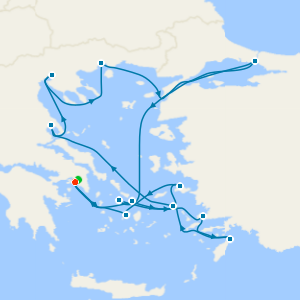 An Extended Journey of Aegean Shores and Ancient Vineyards with Athens Stay