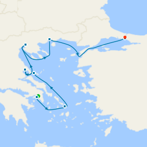 A Journey from Athens to Istanbul with Stays