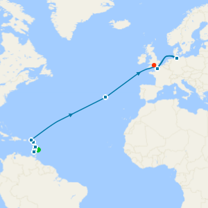 Grand Voyage from Barbados to Southampton