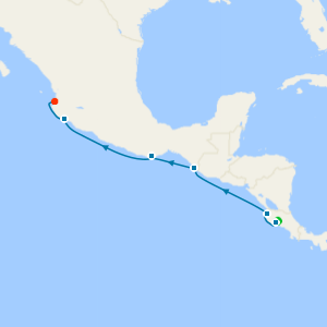 Mexico & Central America from Puerto Caldera
