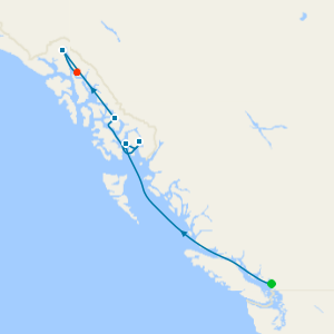 Scenic Alaska from Vancouver