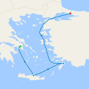 Glamorous Grecian Nights from Athens with Stay