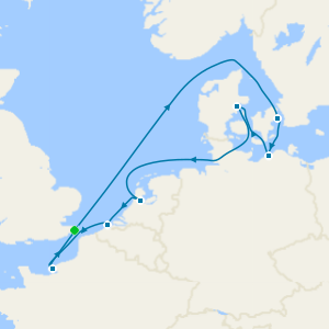Northern Europe from Dover