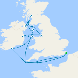 British Isles from Dover