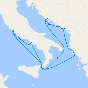 Croatia, Greece and Italy from Rome