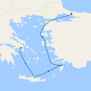 Glamorous Grecian Nights with Athens & Istanbul Stays