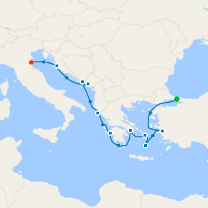 Greek Isles from Istanbul to Ravenna