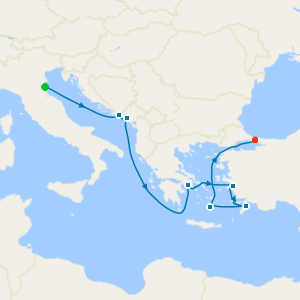 Greek Isles from Ravenna to Istanbul