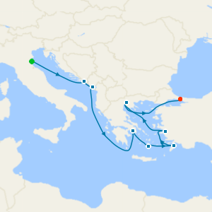 Greek Isles from Ravenna to Istanbul