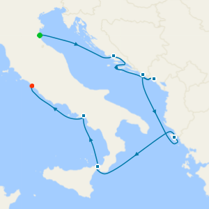 Italy, Greece & Croatia from Venice