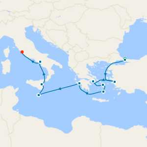 Greek Isles from Istanbul to Rome with Stay