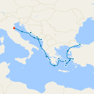 Greek Isles from Istanbul to Ravenna with Stay