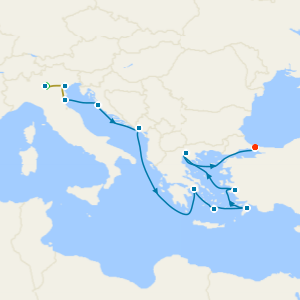 Lake Garda, Venice & Istanbul Stays with Greek Isles