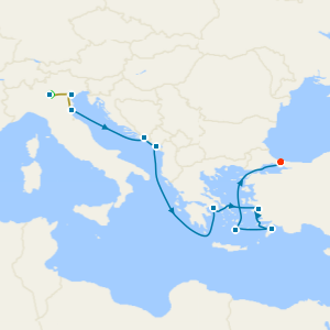 Lake Garda, Venice & Istanbul Stays with Greek Isles