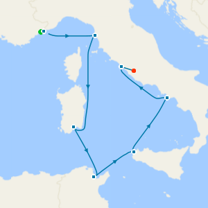 Iconic Côte d'Azur with Nice & Rome Stays 