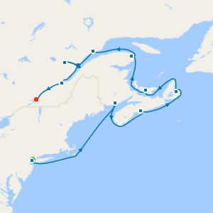 Early Autumn Vibrance fr. New York to Montreal with Stay.