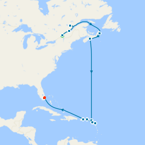 Epic Atlantic Escapade from Montreal to Miami with Stays