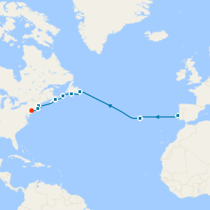 History on the Horizon fr. Lisbon to New York with Stay