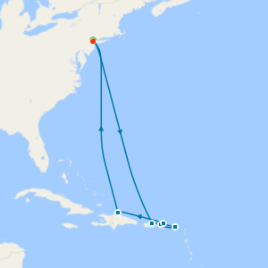 Caribbean, Dominican Republic & St Thomas from New York with Stay