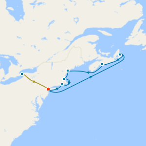 Niagara Falls, Canada & New England from New York with Stays