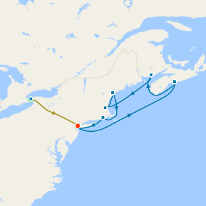 Niagara Falls, Canada & New England from New York with Stays