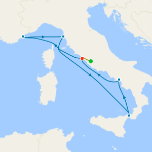 Italy & France from Rome with Stay