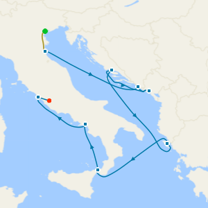 Greece & Croatia with Venice and Rome Stays