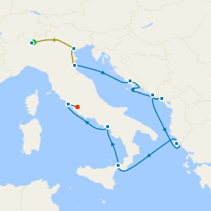Lake Como, Venice & Rome Stays with Greece and Croatia Explorer