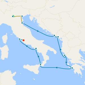 Lake Garda, Venice & Rome Stays with Greece and Croatia