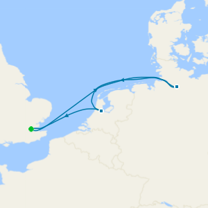 Hamburg & Amsterdam Adventure from Tilbury