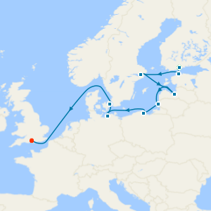 Baltic Cities from Helsinki to Southampton with Stay