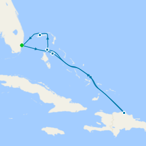 Eastern Caribbean & Fun day at Celebration Key from Miami