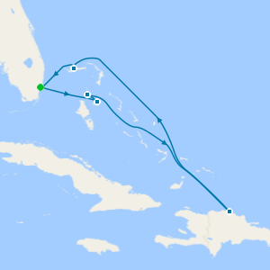 Eastern Caribbean & Fun day at Celebration Key from Miami