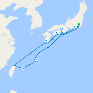 Japan & Taiwan from Tokyo