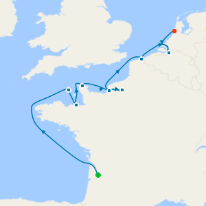 France with Rouen & Honfleur from Bordeaux