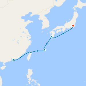 China, Taiwan & Japan from Hong Kong to Tokyo with Stays