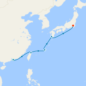 China, Taiwan & Japan from Hong Kong to Tokyo with Stay