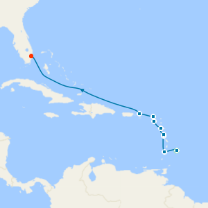Eastern Caribbean from Barbados to Ft. Lauderdale with Stay