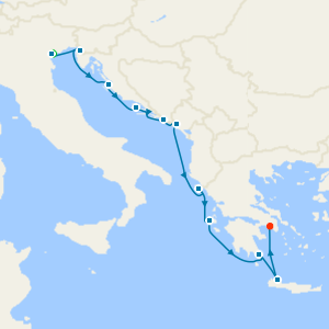 Croatia, Montenegro & Greece from Venice with Stay