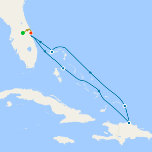 Eastern Caribbean & Fun day at Celebration Key with Orlando Stay