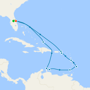 Southern Caribbean with Orlando Stay