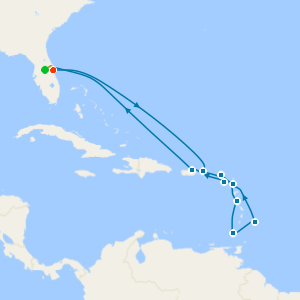 Southern Caribbean with Orlando Stay