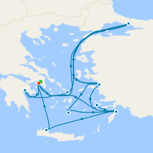 Egypt, Greece & Istanbul Collectors' Voyage from Athens with Stay