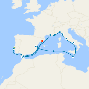 Mediterranean Collectors': Italian & French Riveras from Lisbon with Stay